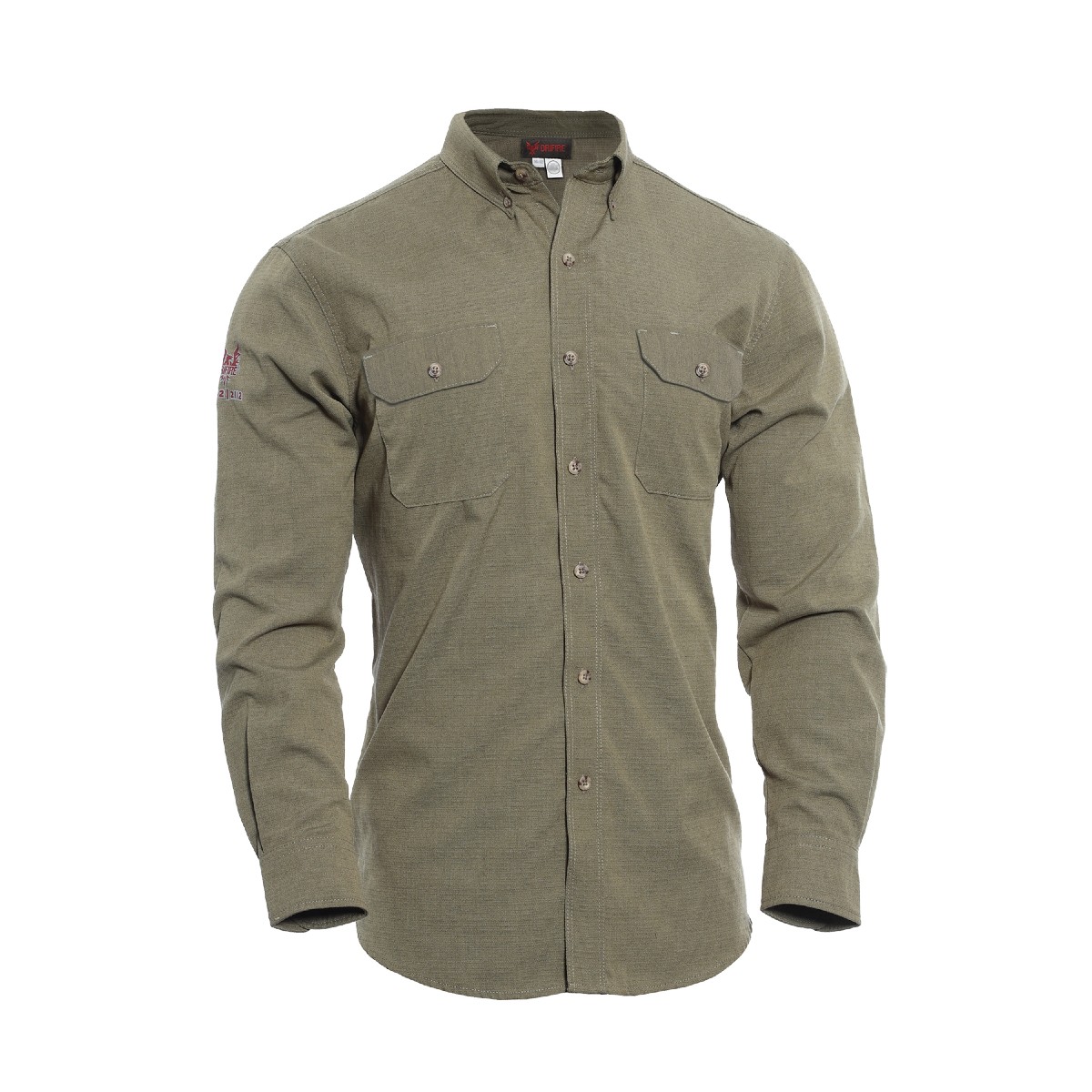 DRIFIRE 4.4 FR Ripstop Work Shirt in Khaki